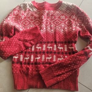 Prince & Fox Festive Red Knit Sweater
